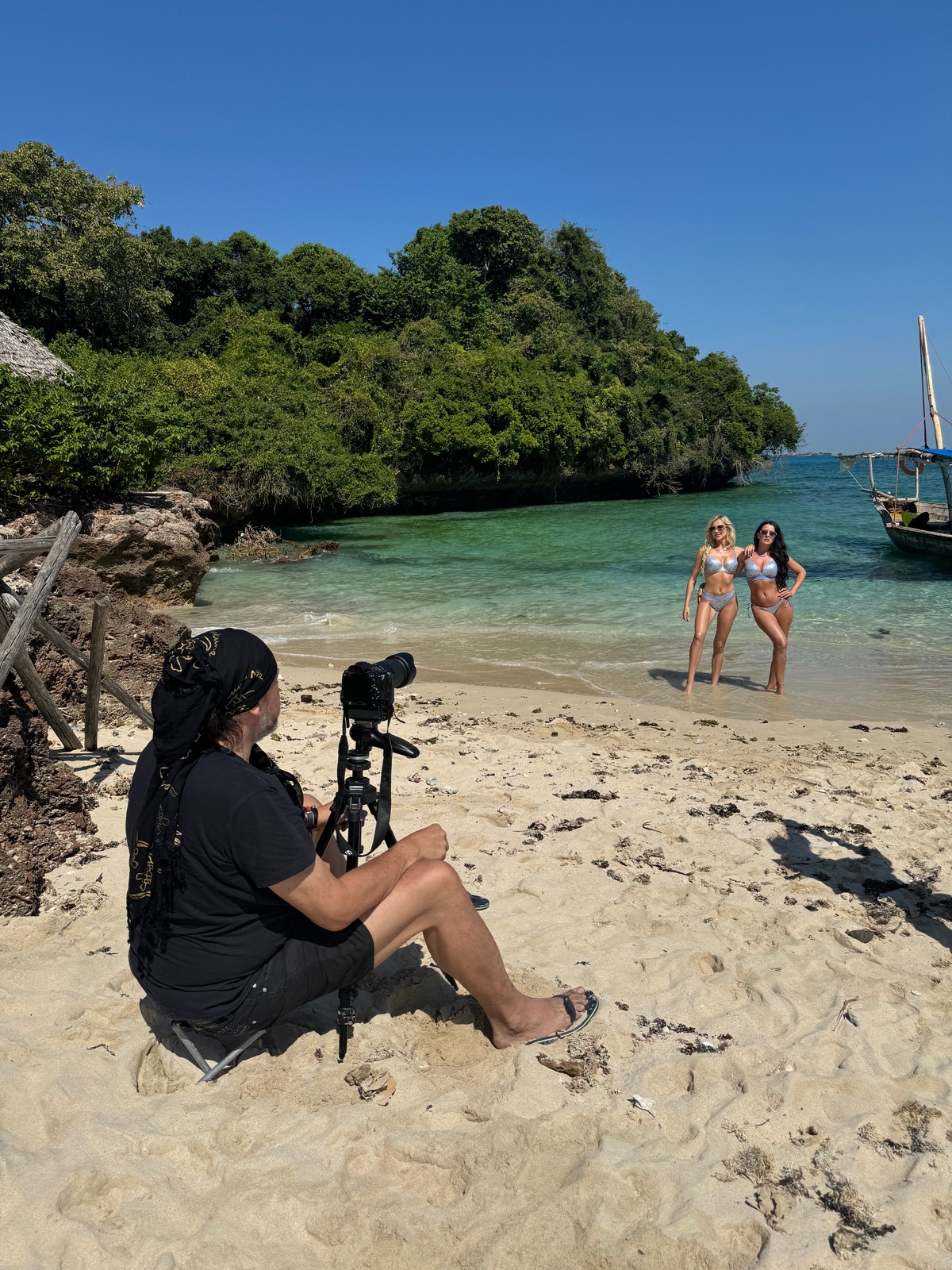 Sesja zdjęciowa w plenerze na Zanzibarze